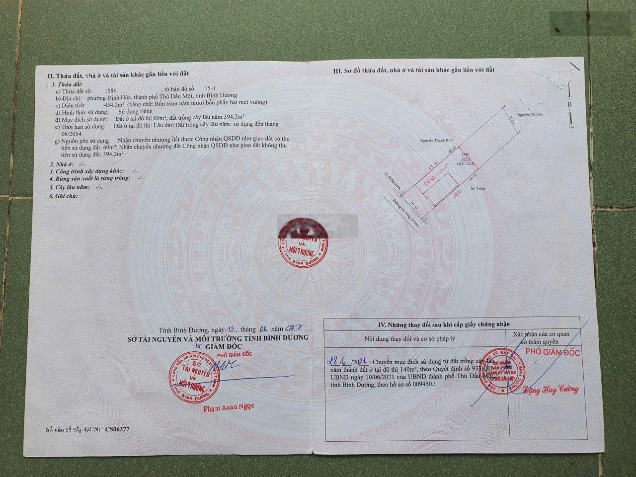 Đất đẹp Định Hoà 10x46m thổ cư 200m2 vị trí đẹp - đường 5m ôtô tải thông; xây biệt thự nhà vườn ok