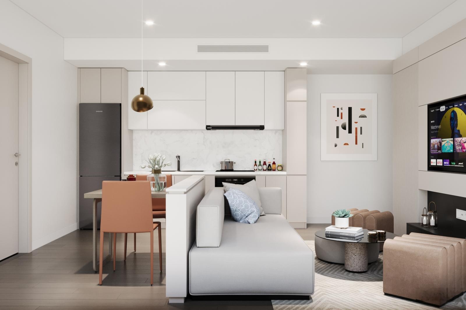 Căn góc 1pn/46.88m2 ngay biển mỹ khê đường võ nguyên giáp đà nẵng - time square