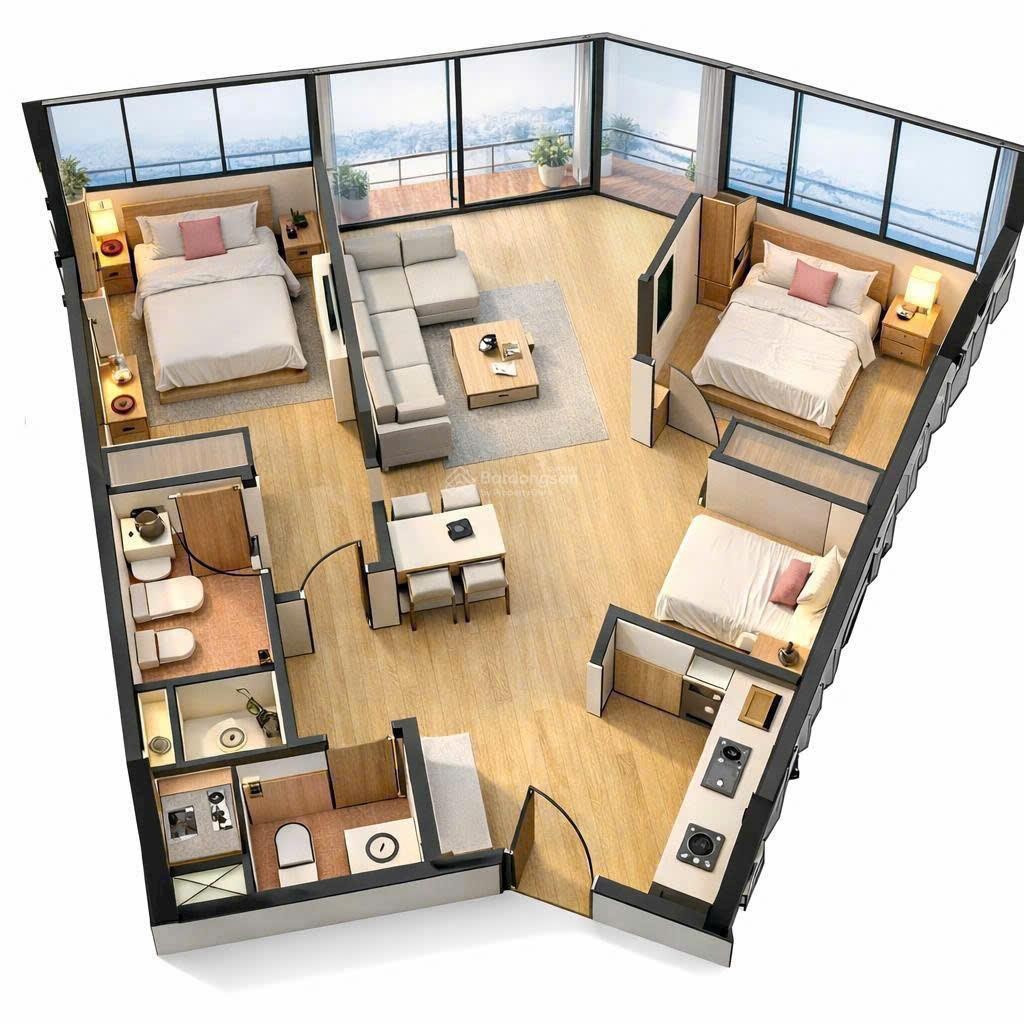 Cora Tower 2PN + thanh toán sớm chỉ 3,609 tỷ không chênh mua từ chủ đầu tư