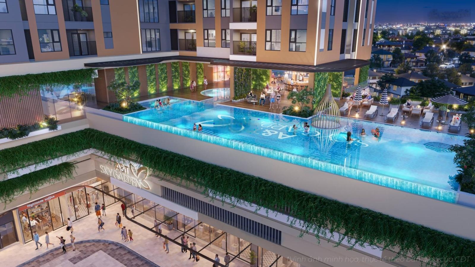 Bán rẻ căn hộ A&T Sky Garden 2PN/73.5m2. Tầng cao. Giá 2.7 tỷ (Giá rẻ nhất). Quý 1/2026 nhận nhà