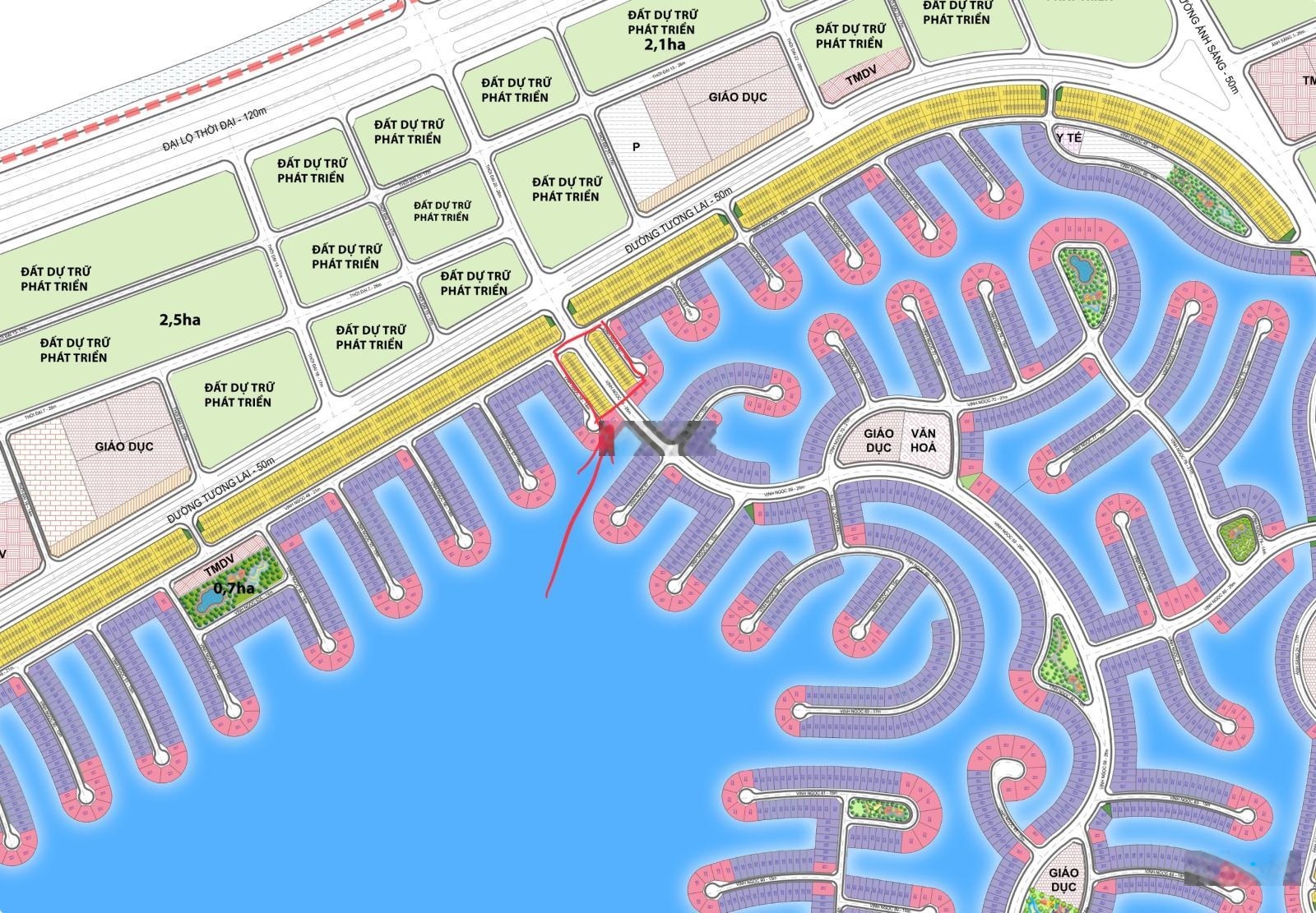 Trực tiếp chủ đầu tư vinhomes - liền kề 2 mặt tiền - cửa ngõ khu tinh hoa vịnh ngọc - vừa ở vừa kd