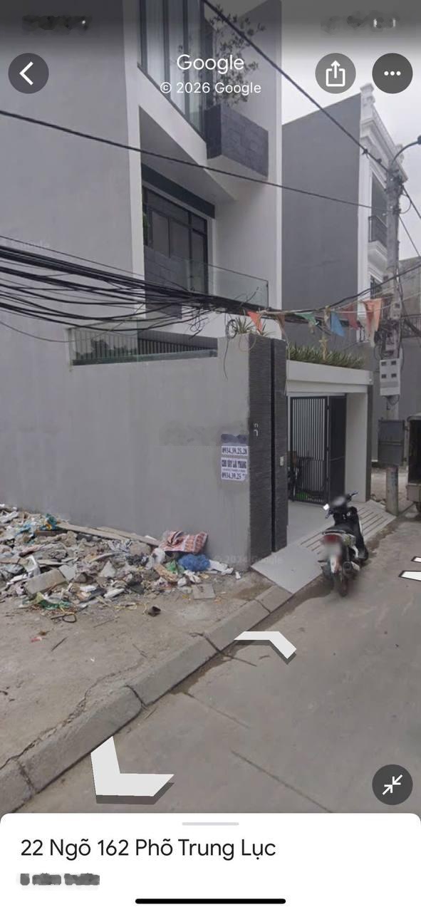 Lô đất 162 Trung Lực DT 100m2 - MT 5m - ngõ 4,3m - hướng Bắc - 5,7 tỷ (TT)