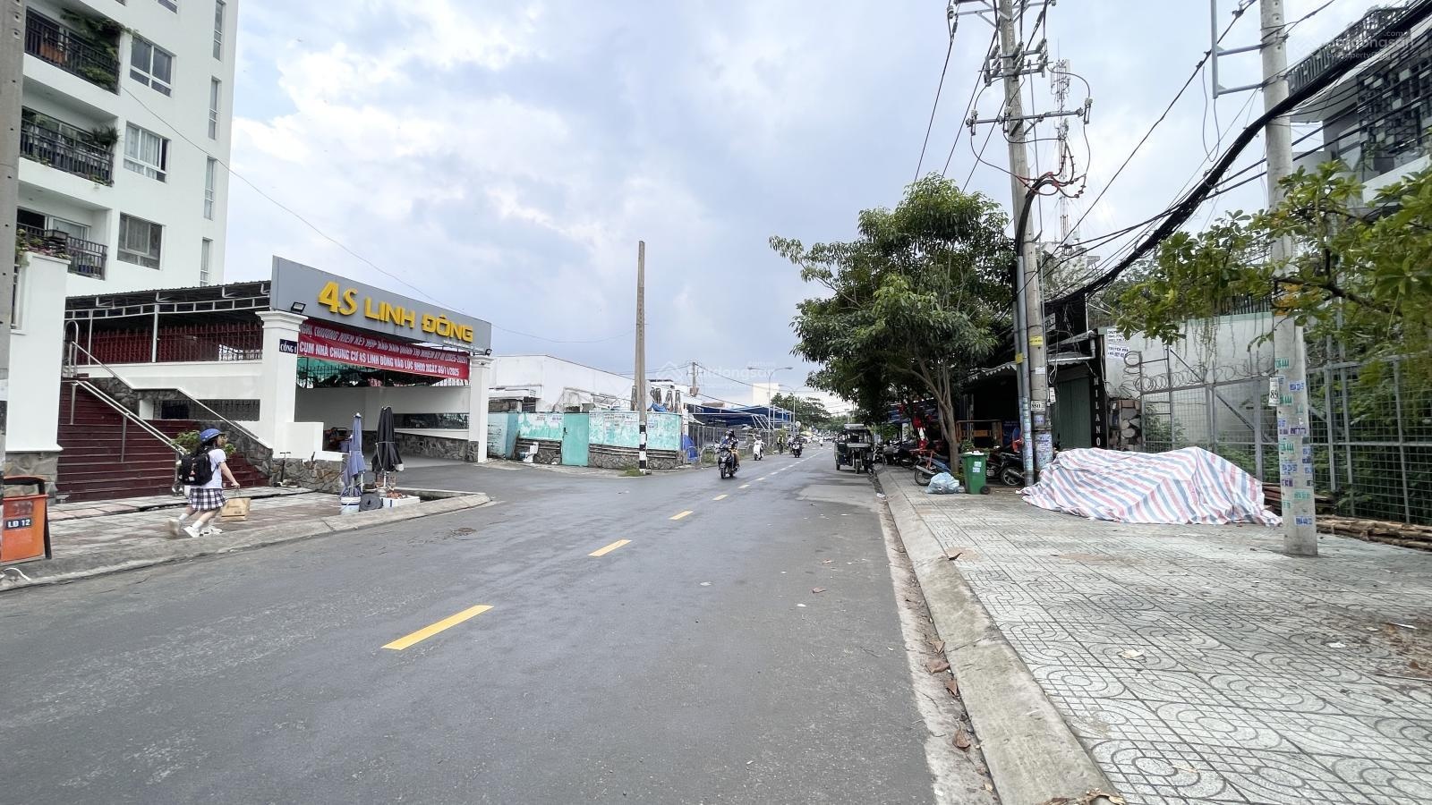 1.805m2 - ngang 28m - đất mặt tiền đường Số 30, Linh Đông ngay chung cư 4S-SHR vuông vức- 167 tỷ TL