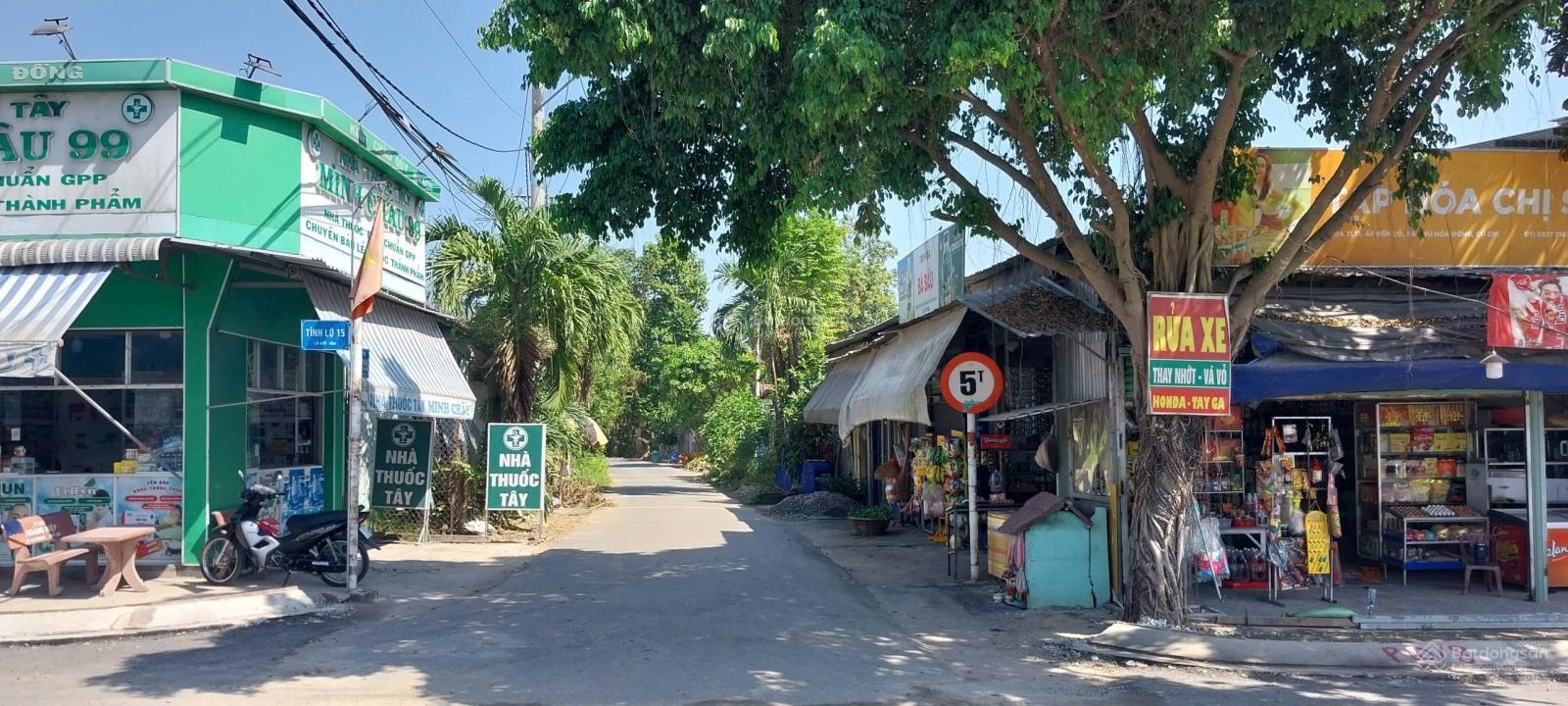 Bán đất mặt tiền đường Nguyễn Thị Châu, Xã Phú Hòa Đông, Củ Chi, 164m², 5x32m, Giá Chỉ 1.9 Tỷ