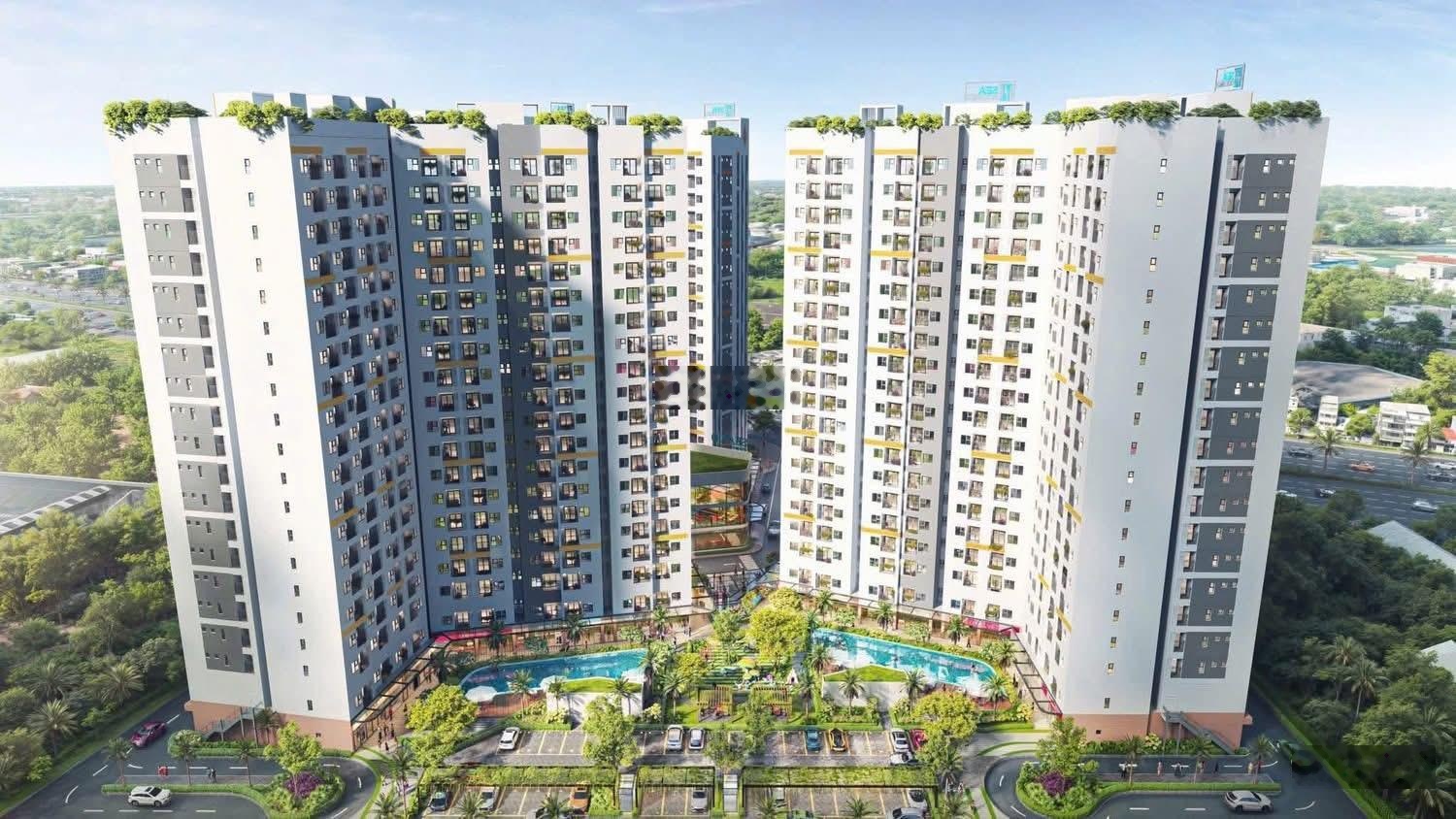 Bán căn hộ giá rẻ Destello giá 1,5tỷ căn 2 PN khu Tây HCM. Cách Phú Mỹ Hưng 25p đi xe