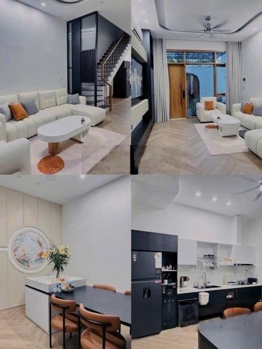 Bán nhà 3 tầng Full nội thất xịn xò , Ngay Lê Văn Hưu , Mỹ An , phố du lịch - 5 Phòng ngủ