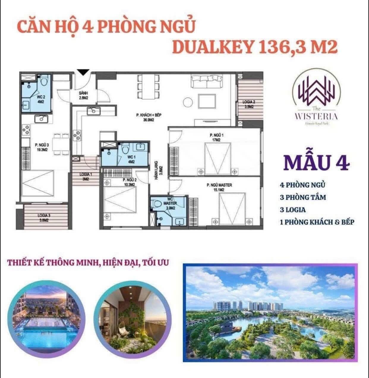 Bán căn hộ dualkey, 2 chìa khóa tương đương 2 căn hộ