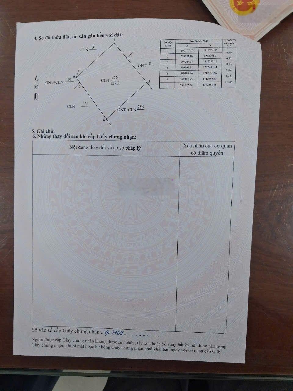 Chính chủ bán đất, gần biển, đầu tư sinh lời cao, pháp lý đầy đủ