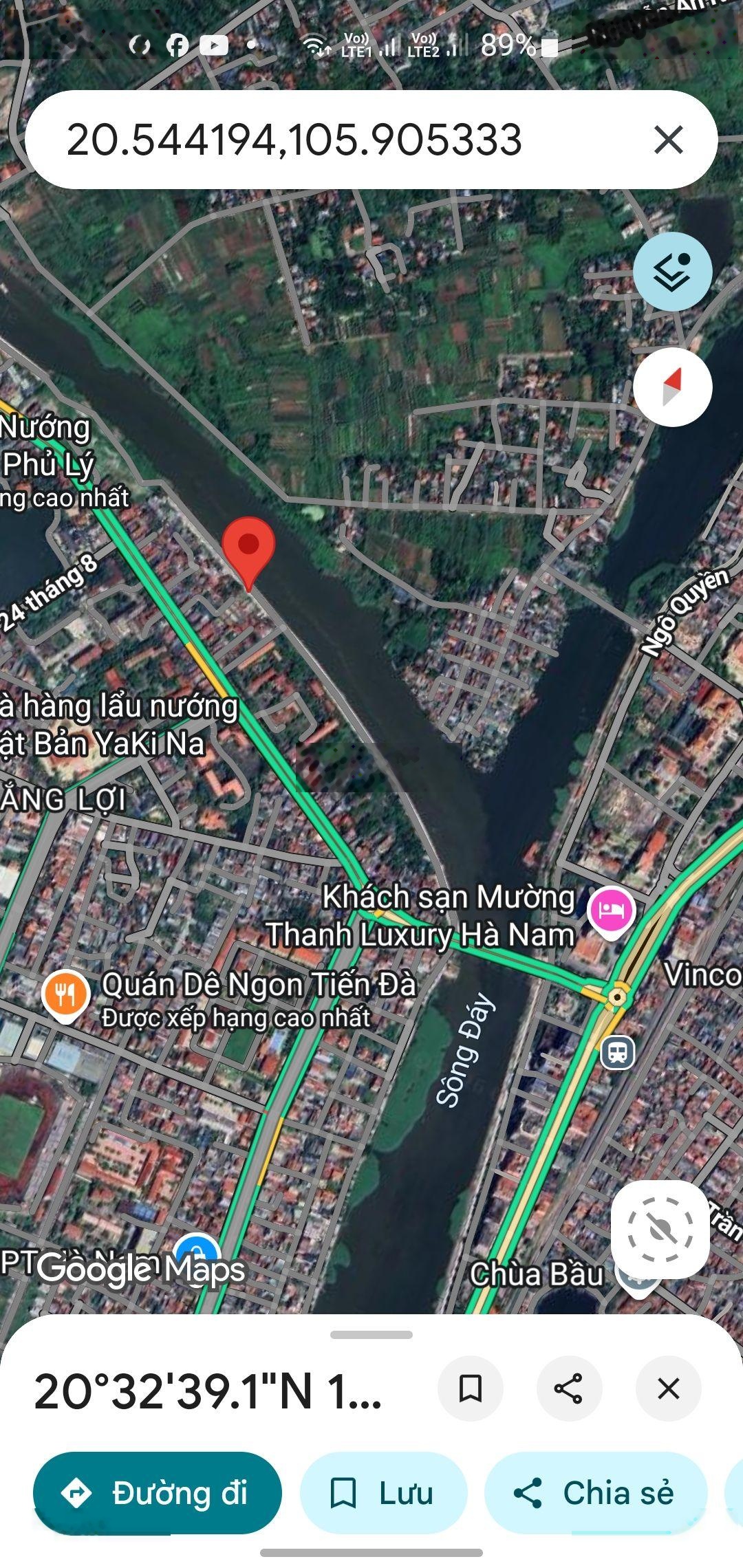 Đất view sông 114m2, trung tâm Phủ Lý, ngay sau ĐHSP