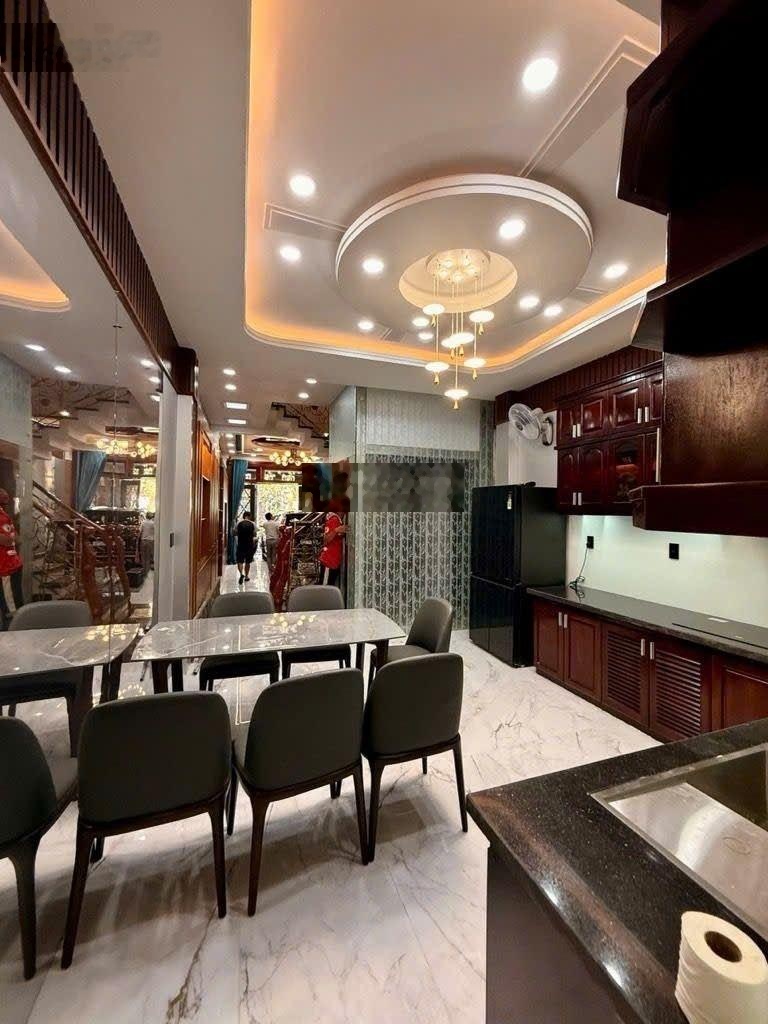 Nhà đẹp bán HXT Lê Văn Thọ 72m2 ngang 4m 1 trệt 4 Lầu P9 Gò Vấp(P. Thông Tây Hội Mới)