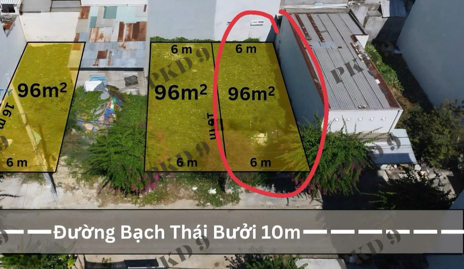 Lô Đất Đường Bạch Thái Bưởi, Khu TĐC Hòn Rớ 1, Phường Phước Đồng Nam Nha Trang ( ngang 6M )