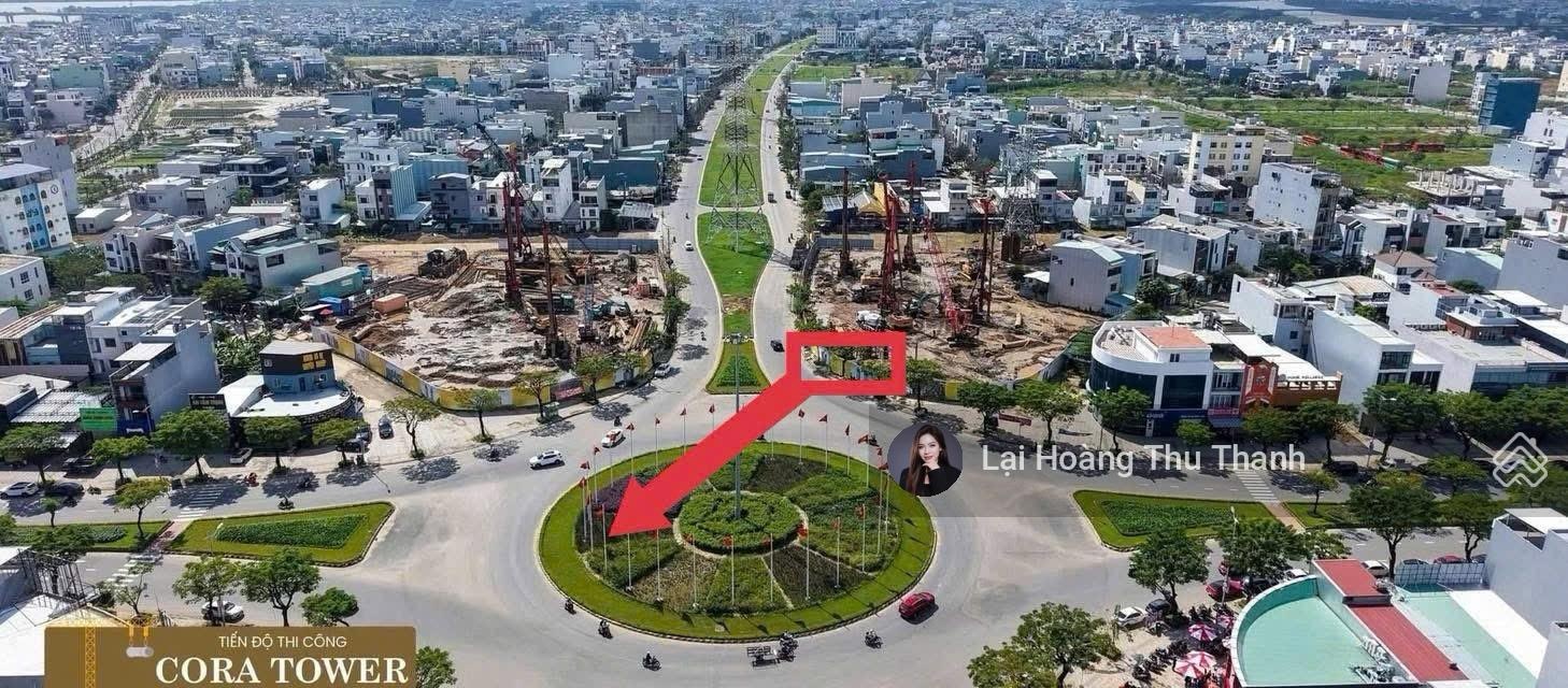 Thu thanh - ngoại giao căn 1pn+ over view vòng xuyến cora tower đà nẵng , biển sông núi, vốn 900tr