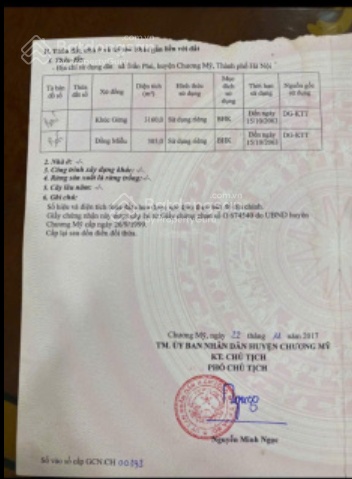 Bán trang trại 3160m² Trần Phú, Chương Mỹ, Hà Nội, Giá 6,5 tỷ. LH 0867313919