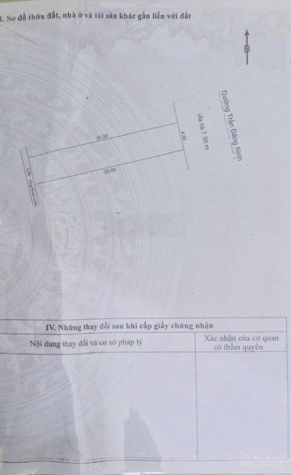Bán đất đường 15m Trần Đăng Ninh, Hoà Cường Nam, Hải Châu, 112,5m2 giá 12,5 tỷ. Liên hệ: 0901159992