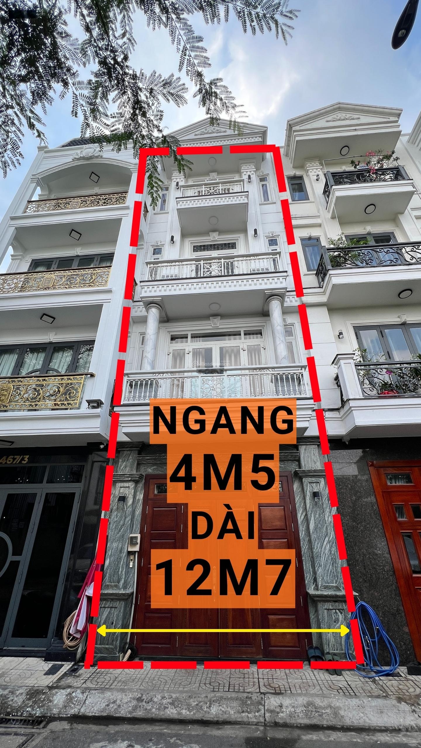 Nhà phố cách Lê Trọng Tấn 50m, 4.5 mét x 12.7 mét, hẻm 7 mét, giá 8.25 tỷ