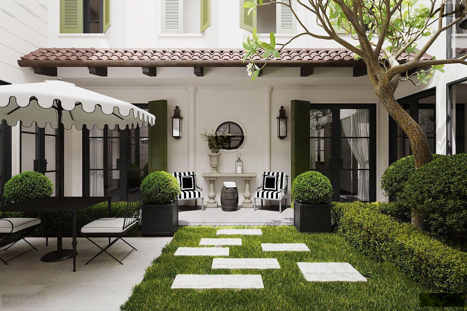 Xuất cảnh bán gấp biệt thự pháp trần khánh dư - 366m2 - 185 tỷ - kiến trúc xanh sang trọng