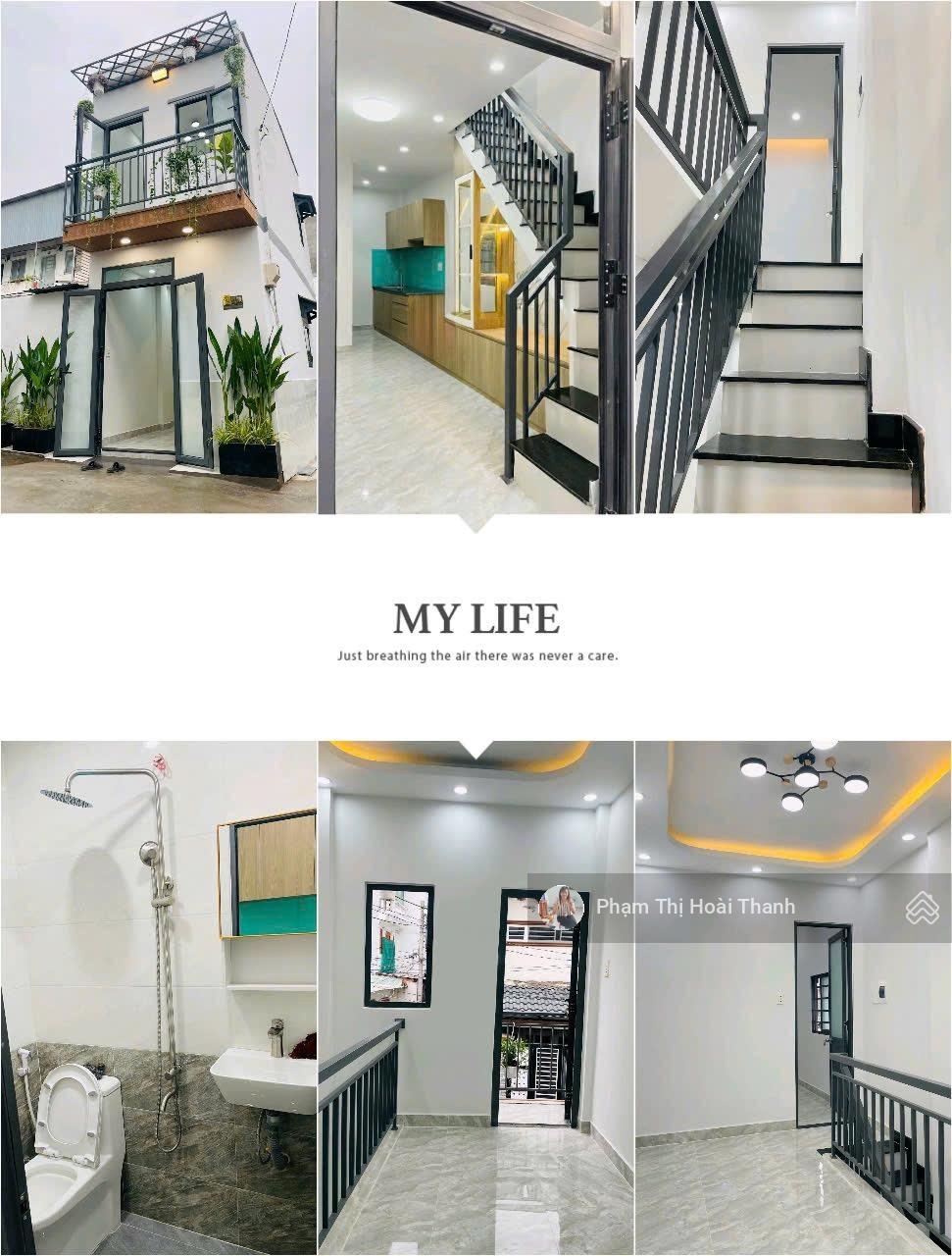 (2.1 tỷ) Nhà nhỏ xinh 2 tầng, dtsd 36m2, hẻm xe hơi thông gần Man Thiện