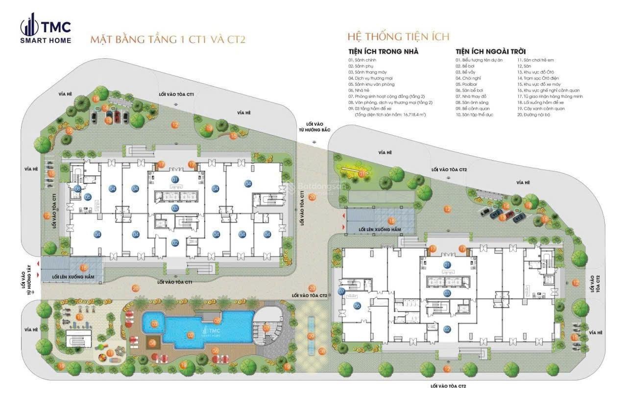 Tmc smart home tây hồ _ chỉ từ 105- 120tr/m2