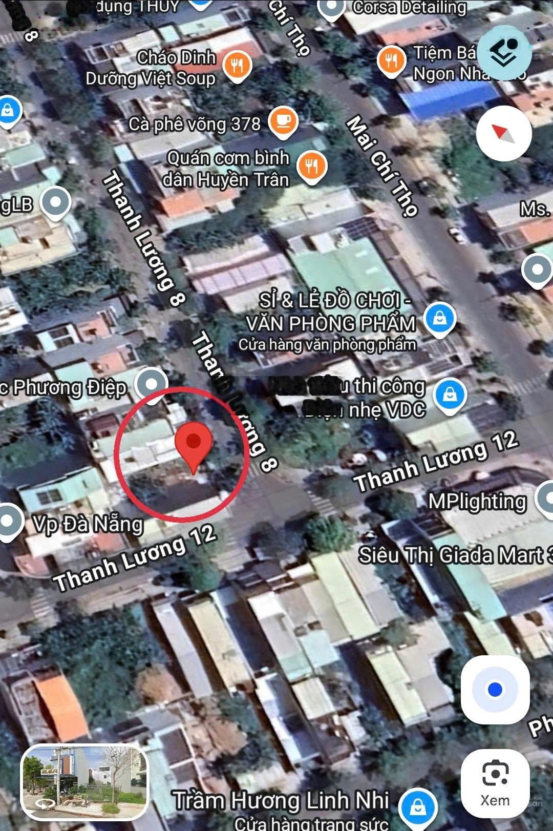 Bán lô đất đường thanh lương 8, hướng đông nam, sát góc thông thoáng