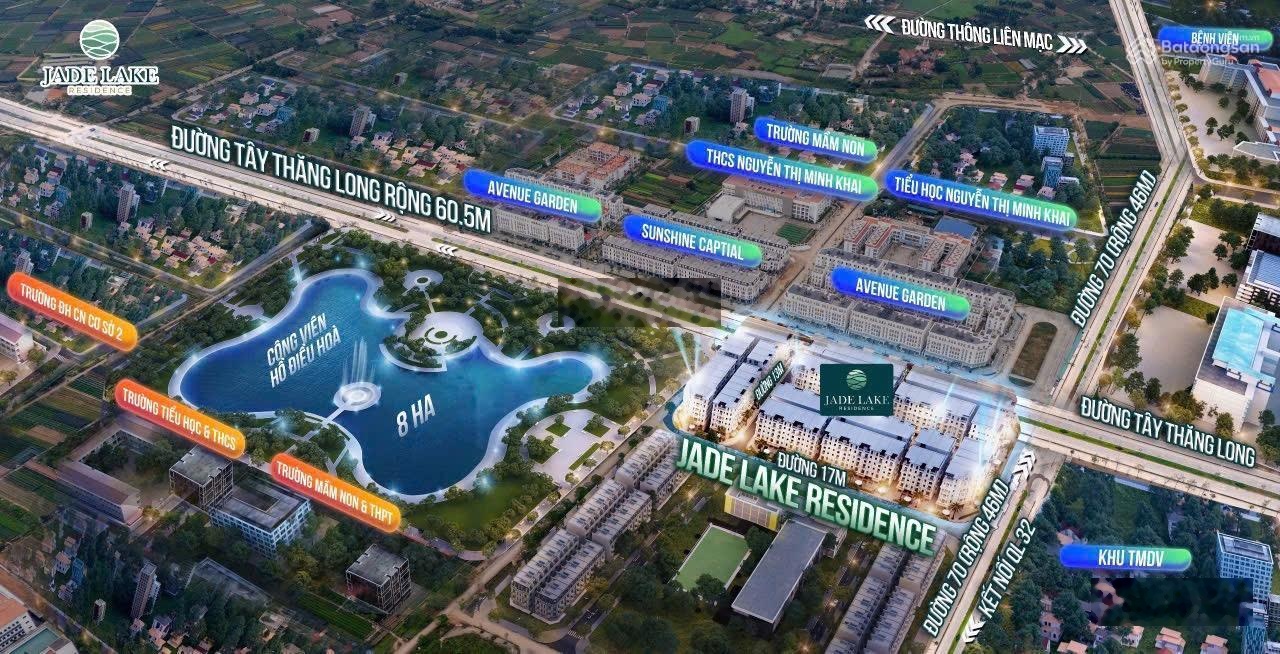 Đất dịch vụ Tây Tựu Mặt đường 24m, giá chỉ 17x triệu/m²!