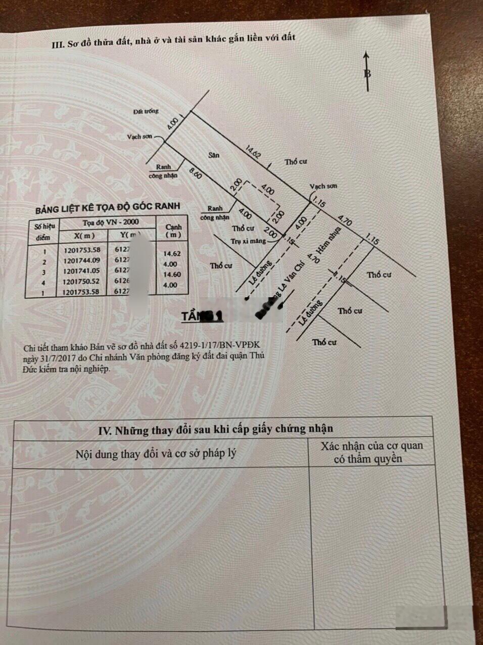 Bán lô đất siêu đẹp hẻm xe hơi 5m đường Lê Văn Chí, P. Linh Trung, Thủ Đức.