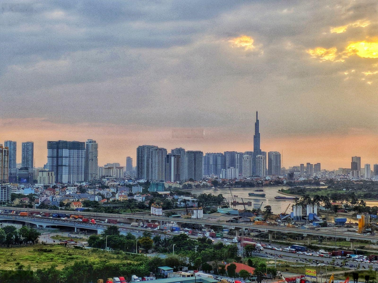 Bán căn hộ sổ hồng - Him Lam Phú An - 70m2 2PN 2WC - view Landmark 81
