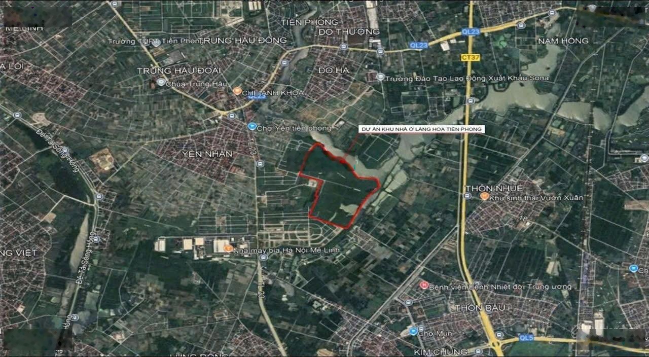 Cc bán lô đất Thôn Yên Nhân Tiền Phong full thổ cư đường ô tô tránh gần dự án Làng Hoa Mê Linh