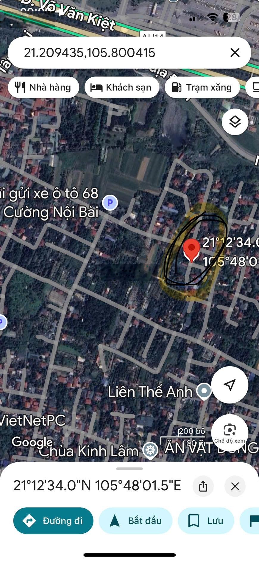 Bán đất chính chủ diện tích 174,5 m2 ở Tân Trại, Phú Cường, Sóc Sơn, Hà Nội