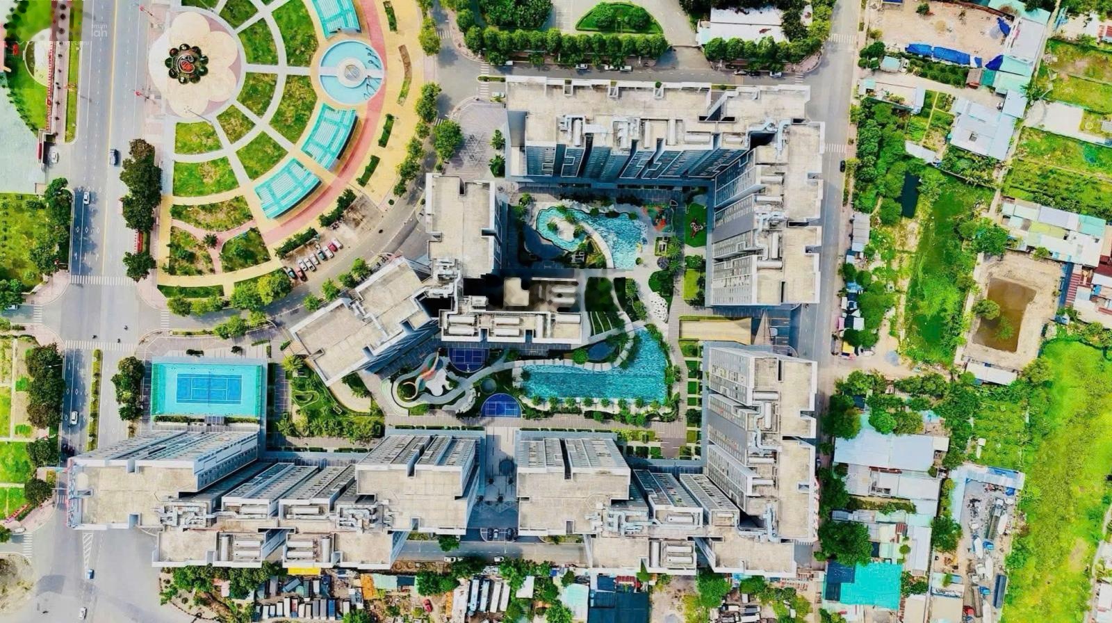 Sổ hồng! Bán căn 2PN, 2WC 59m2 view hồ bơi tháp vip D, lầu trung, có gói nội thất Westgate An Gia