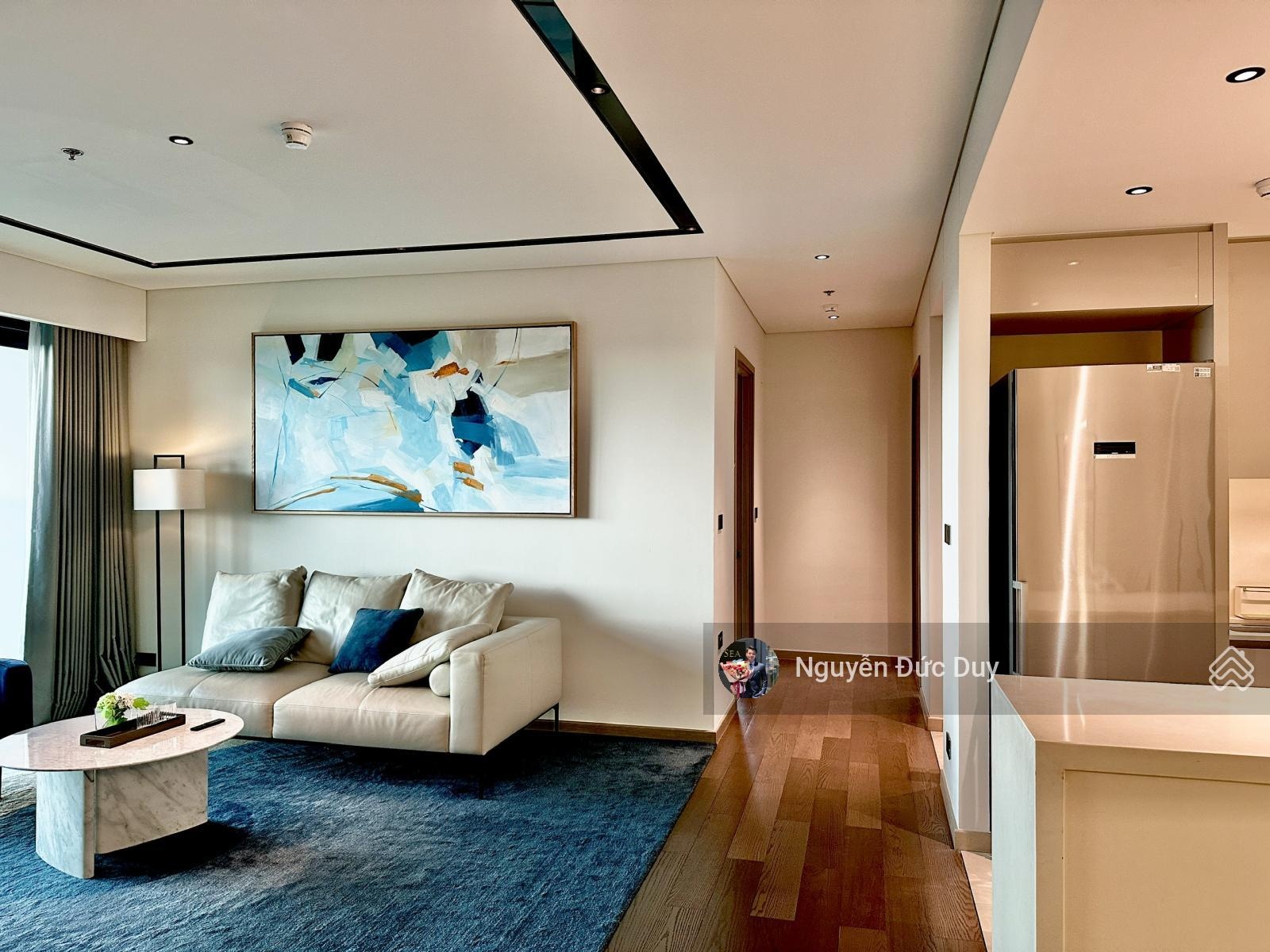 Giá 95tr/tháng căn 2PN + 1 phòng làm việc diện tích 117m2 full nội thất chuẩn Marriott miễn phí QL