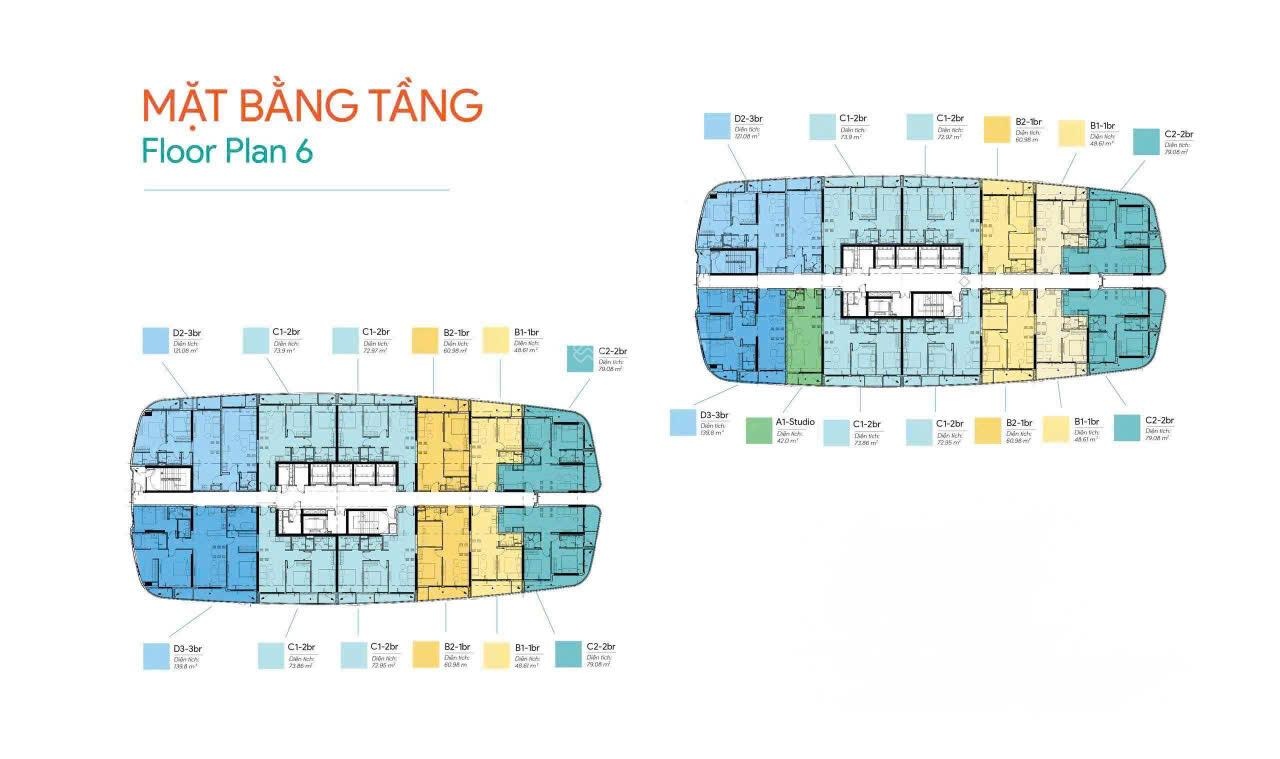 Căn hộ 1PN The Meridian trung tâm Đà Nẵng - View trực diện lễ hội pháo hoa quốc tế
