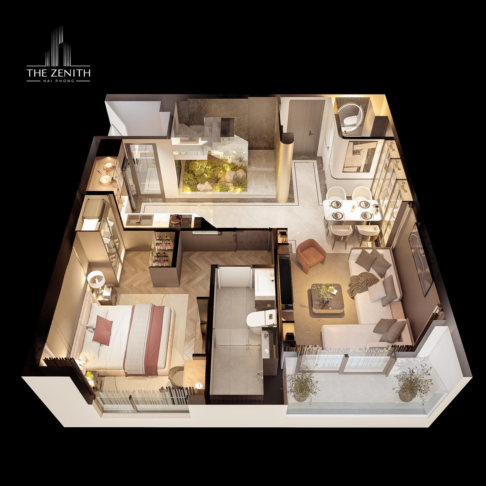 Duplex sang trọng tại trung tâm Hải Phòng chưa đầy 5 tỷ, không gian sống thượng lưu 0978439490