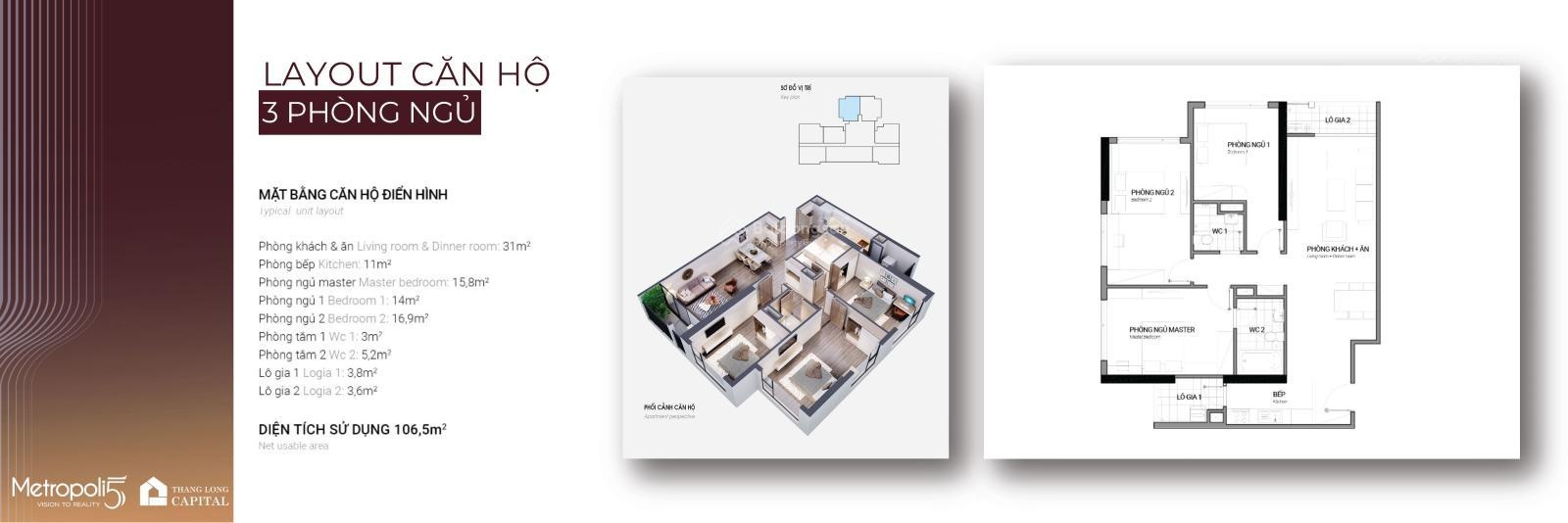 Nhận booking - quỹ bán sớm 20 căn hộ nội bộ Metropoli5 Nam An Khánh - LH 0814373189