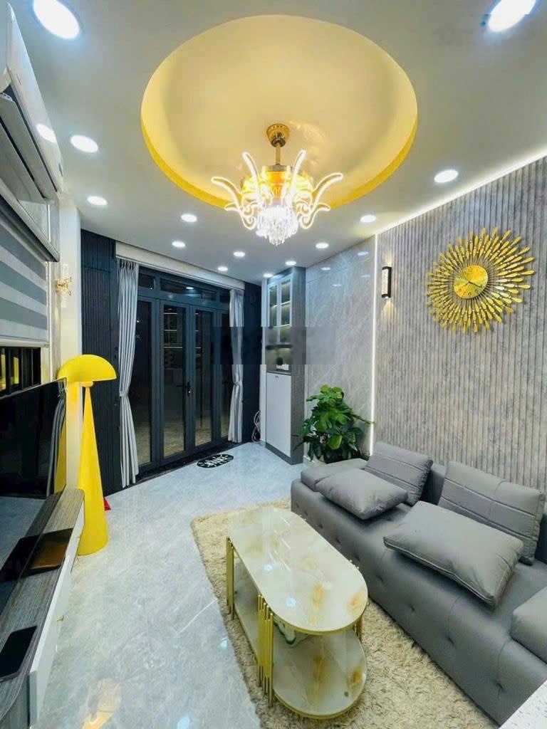 Hẻm xe hơi Bình Thạnh Nhà mới đẹp sát mặt tiền Phan Văn Trị, gần Emart, 3 tầng, 31.3m2, 7.8 tỷ