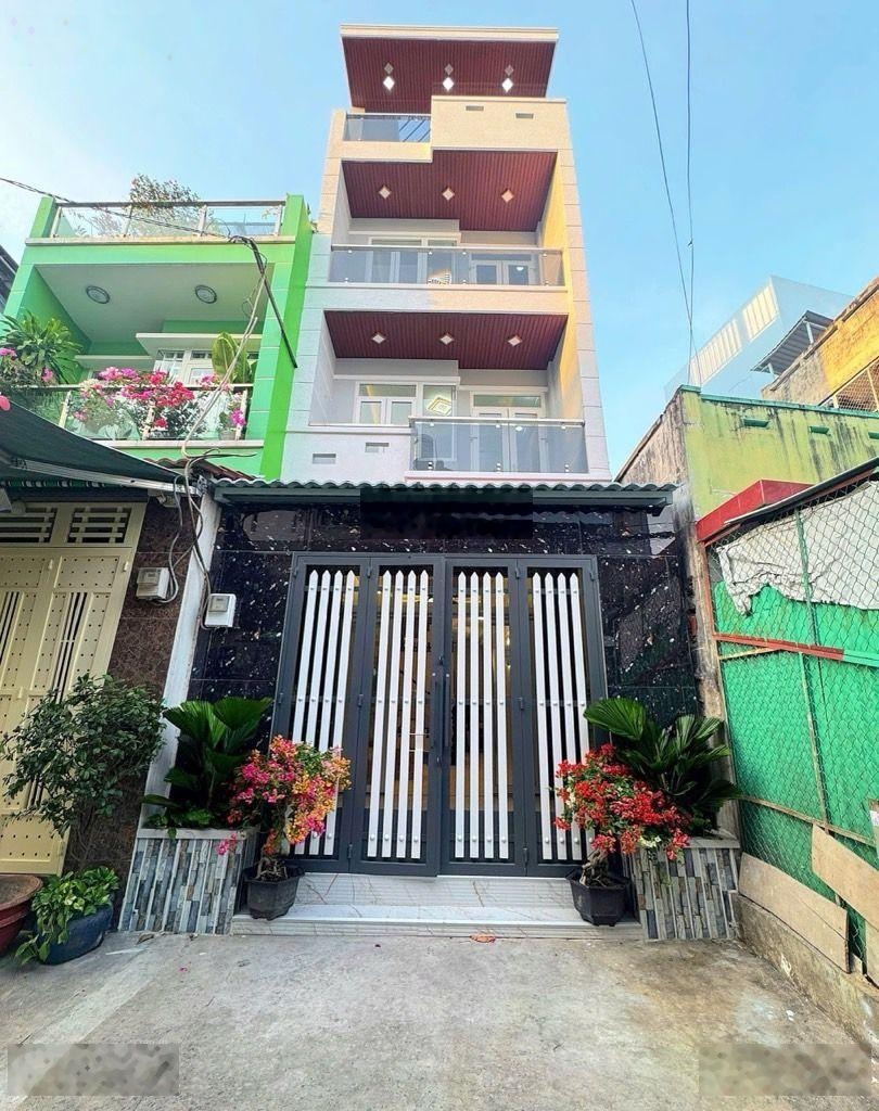 Bán nhà Hậu Giang, Phường 12, gần Cư xá Phú Lâm A, 64m2, 4PN, 4 tầng, hẻm xe hơi thẳng tấp,