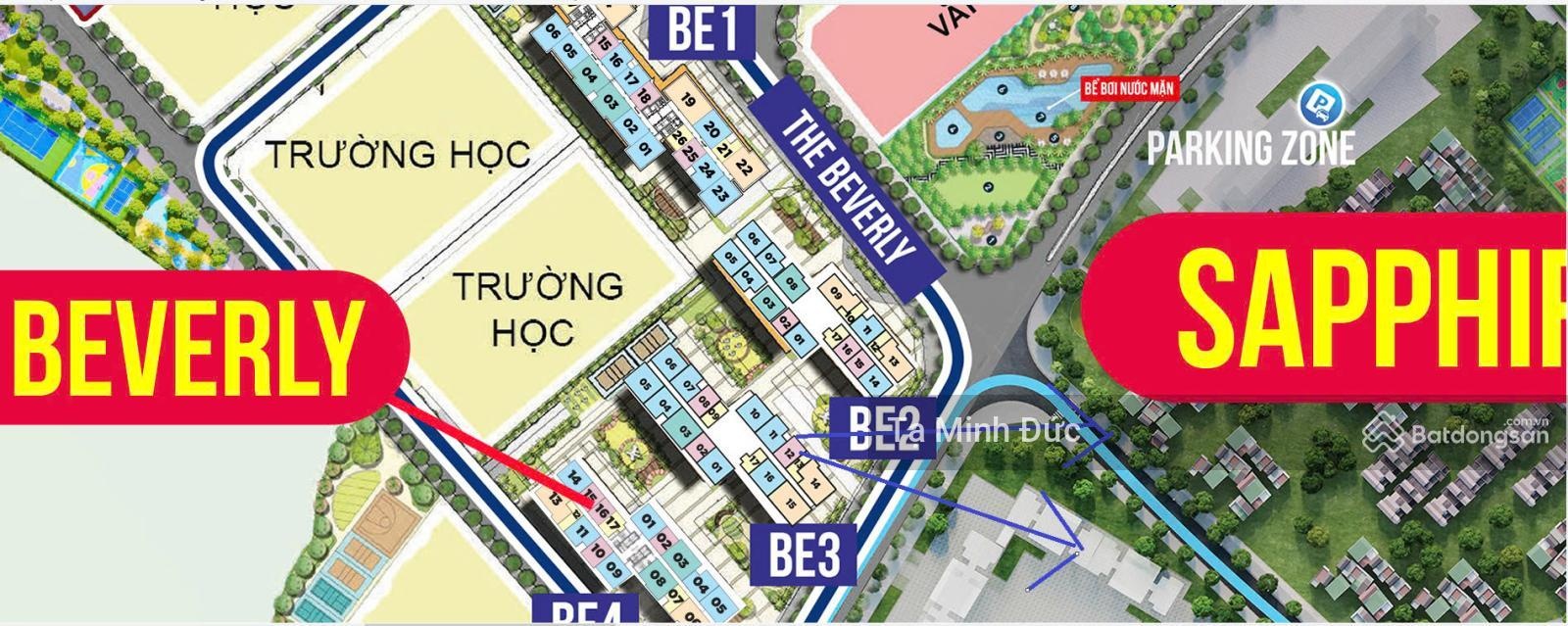 Bán CC The Beverly - Vinhomes Ocean Park, 3,35 tỷ, 51m2, 1PN, Gia Lâm, Hà Nội, hot!