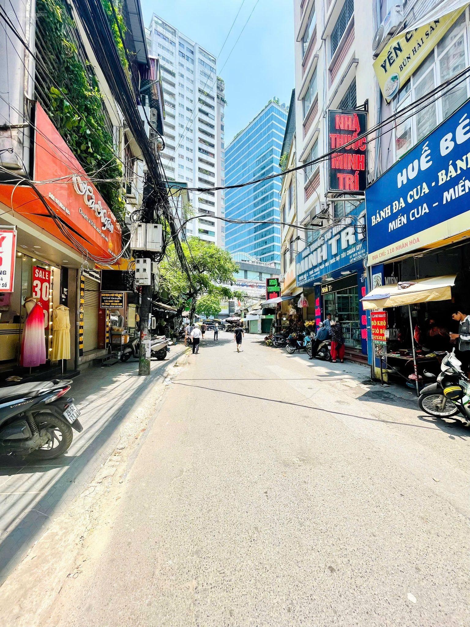 Bán nhà mặt phố nhân hoà dt56m 2 mặt tiền, kinh doanh đỉnh, vỉa hè, oto dừng đỗ, hơn 29 tỷ