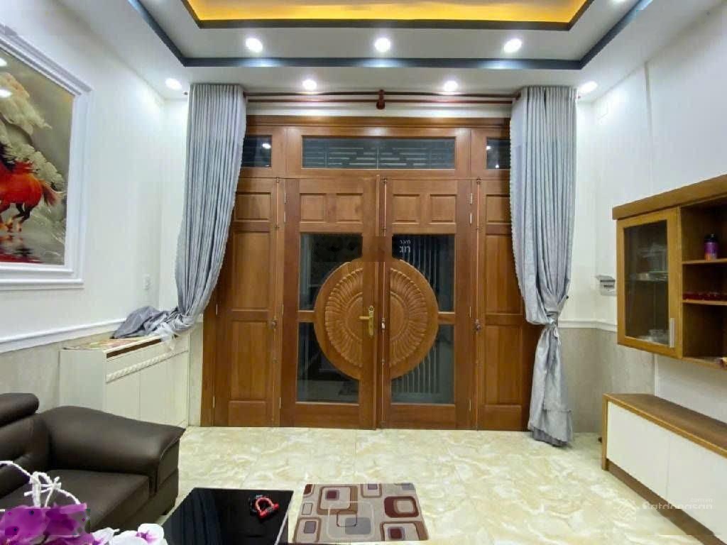 Nhà đẹp 4 tầng - hẻm 6m - quang trung - p8 - gò vấp - dt 60m2 - ko lg, ngang 4,65m - chỉ 7,15 tỷ