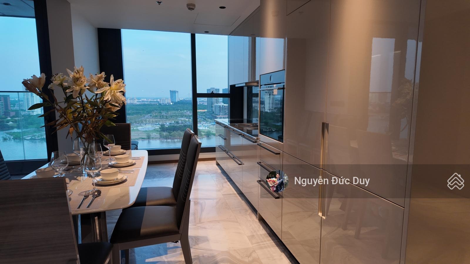 Giá 68 tỷ allin căn 3PN góc 121,82m2 tòa Sea view trực diện sông SG, cầu Ba Son, pháo hoa