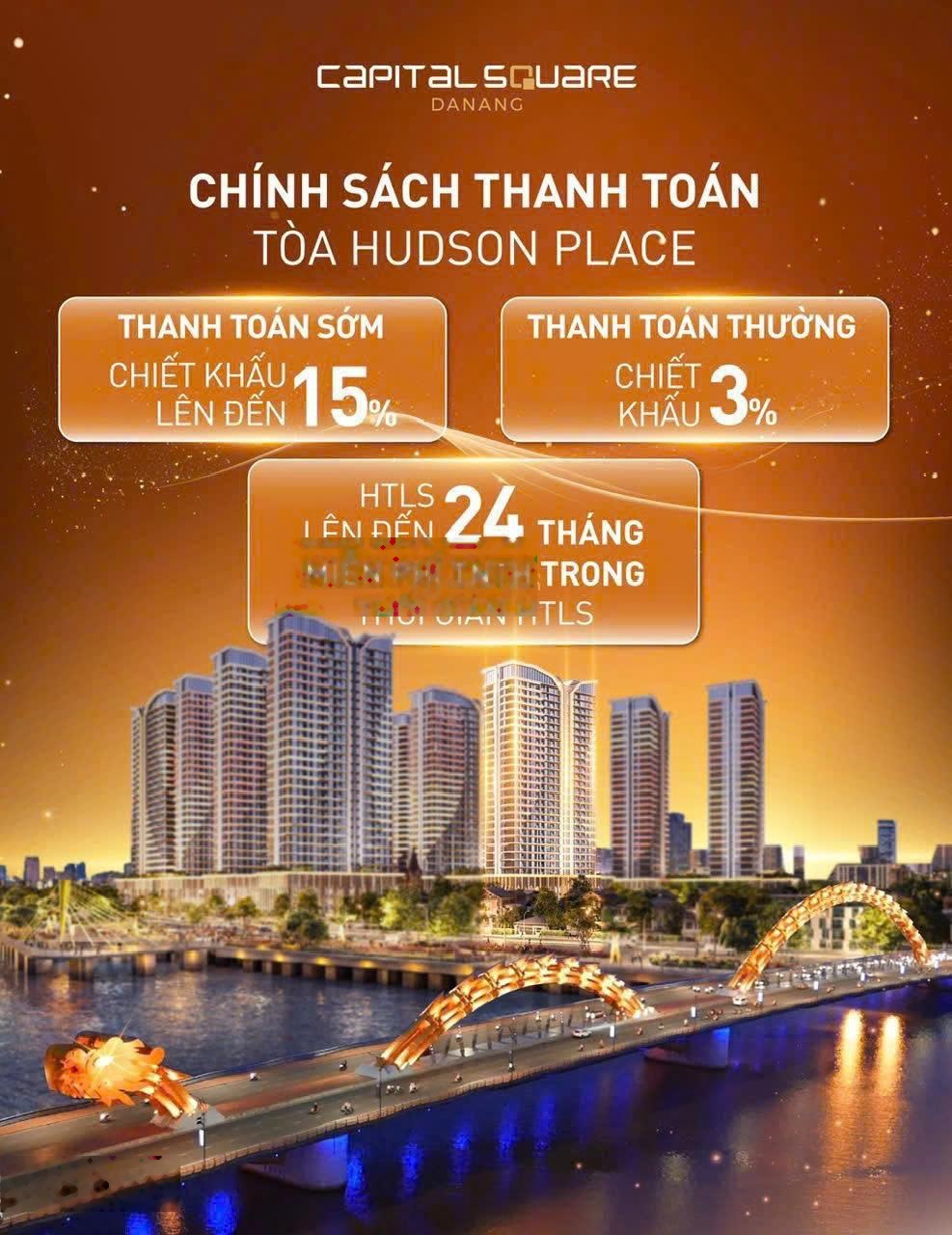Duy nhất căn 1PN trực diện sông Hàn s chỉ từ 3,7 tỷ sở hữu lâu dài