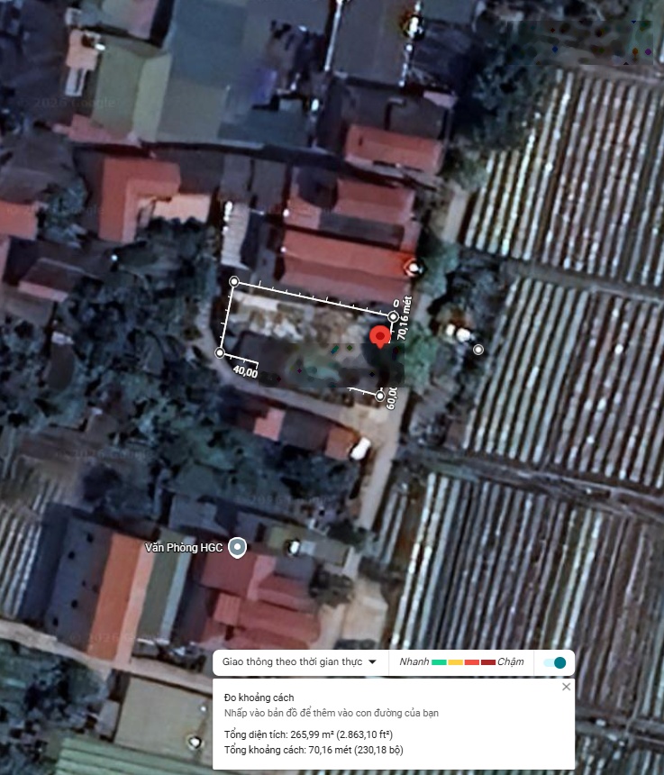 Cho thuê 265m2 đất thổ cư tại Vân Trì đông anh Khu vực sầm uất