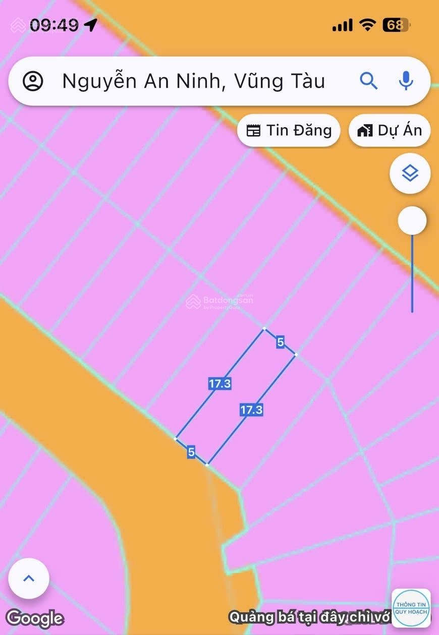 Bán đất vị trí đẹp - trục đường 8m có vỉa hè - nguyễn an ninh, vũng tàu
