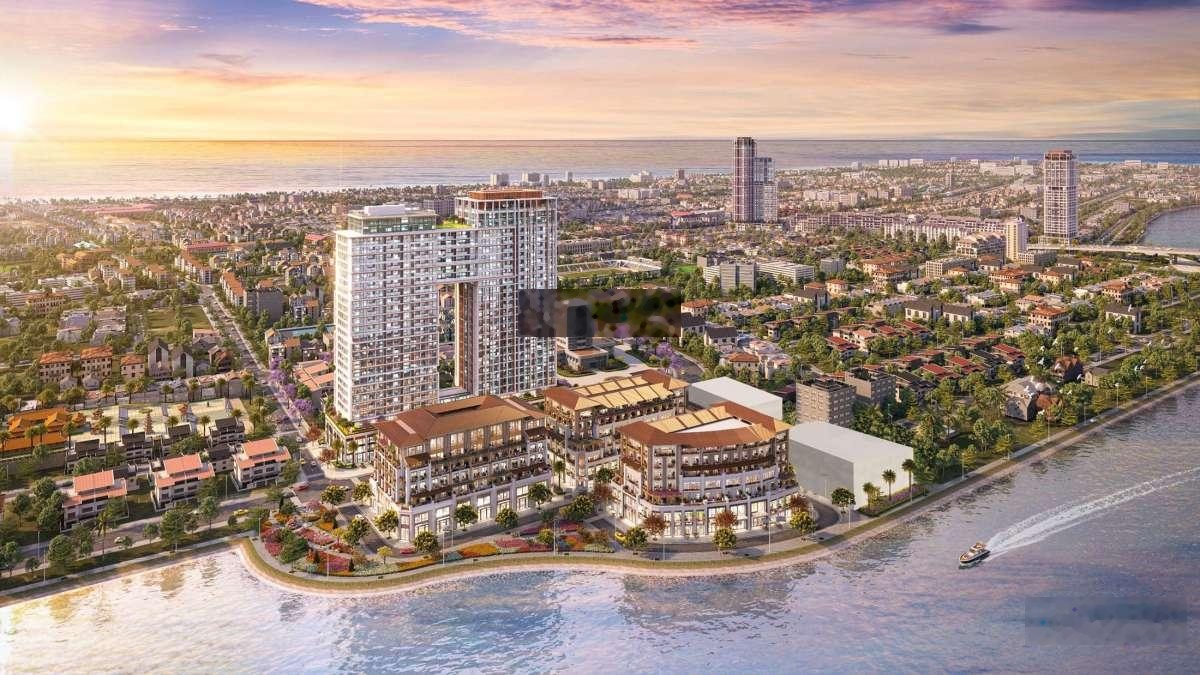 Ponte residence căn 1 ngủ+ 52m tầng cao đẹp giá 5,x tỷ view sông hàn & cầu rồng cực phẩm