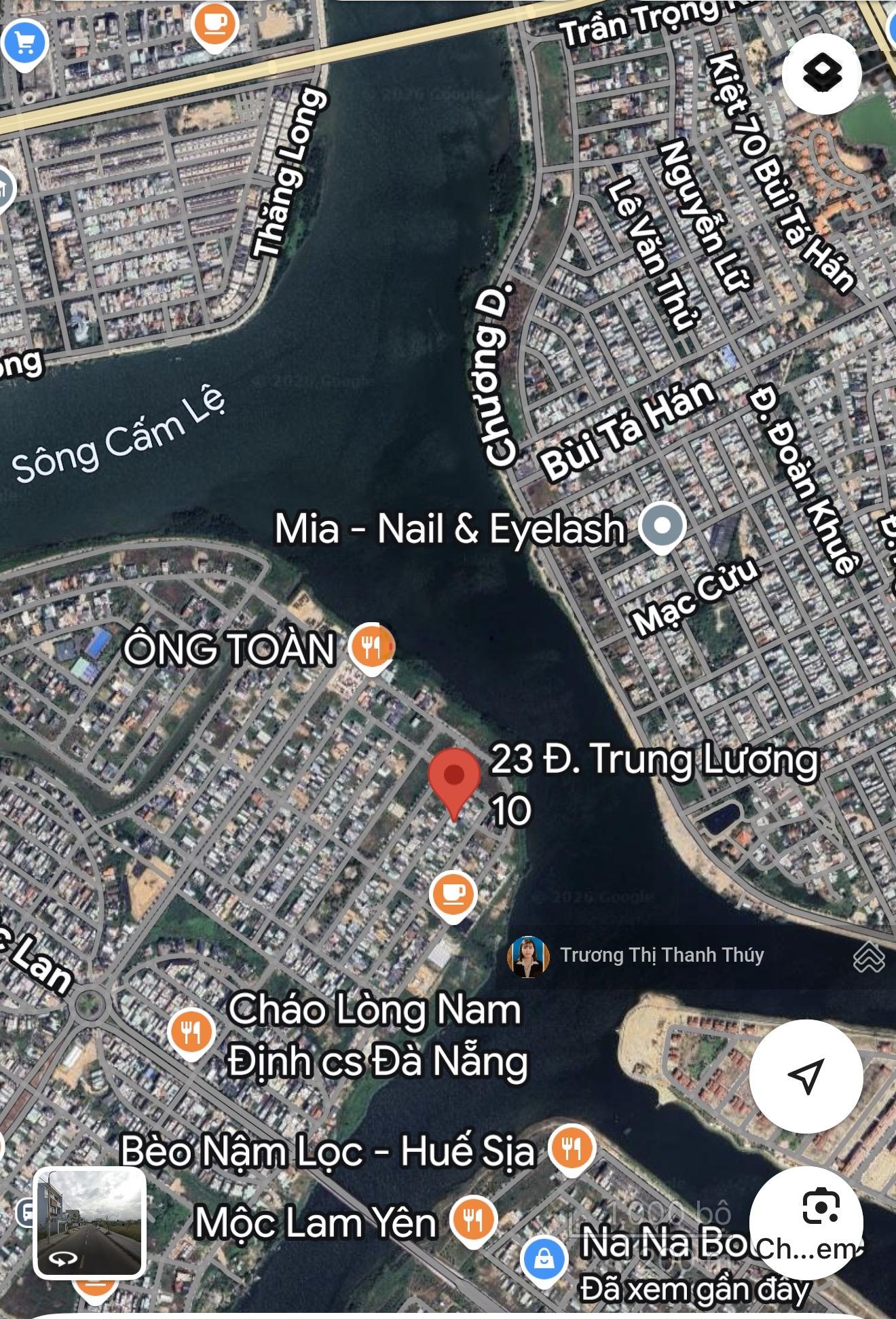 Bán đất Đảo VIP Hòa Xuân-số 23 Trung Lương 10- Gần sông rất đẹp.