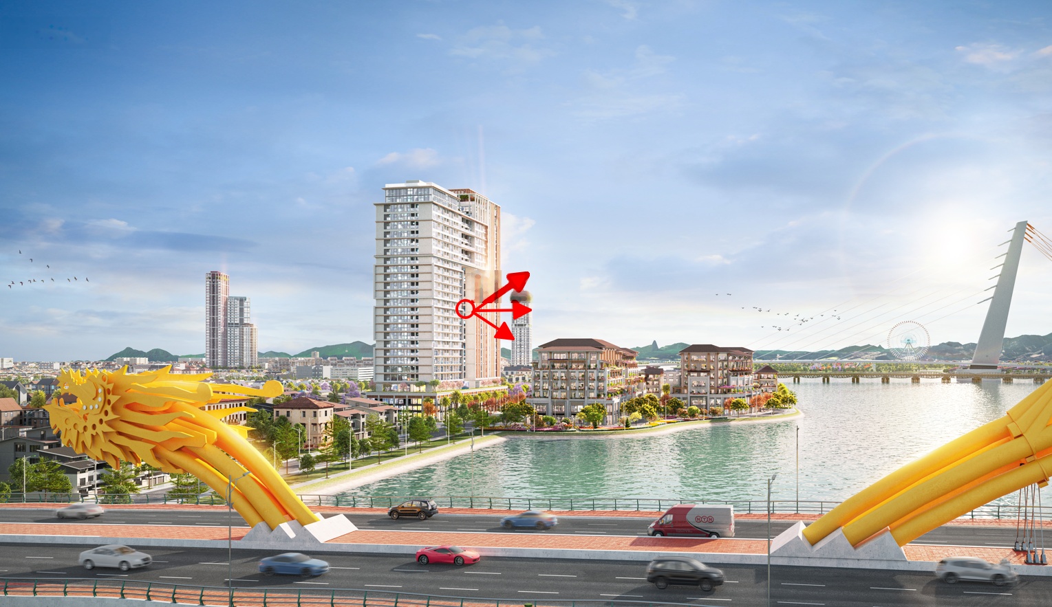 Bán căn hộ 3PN Sun Ponte Residence, view sông Hàn Cầu Rồng, CĂN NÀY GIÁ CAO