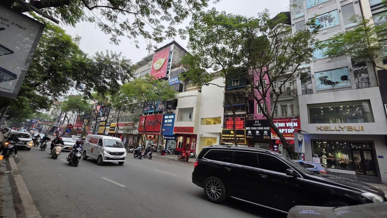 Mặt phố thái hà, đẹp nhất đống đa, kinh doanh sầm uất, cho thuê 150 tr, 70m, 7 tầng, mt 6m, 61.8 tỷ