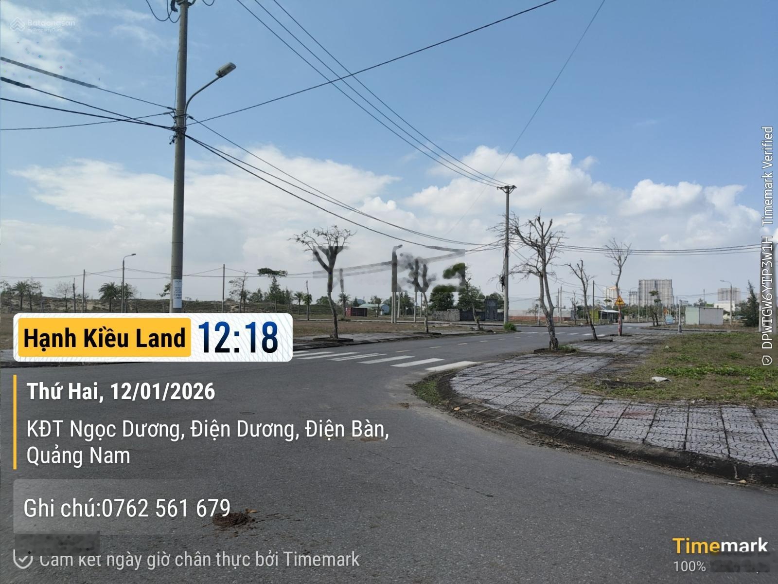 Bán đất biển Điện Dương, DT 100m2, giá 3.x tỷ, đường 13.5m, cách sông Cổ Cò 200m, đi bộ ra biển.
