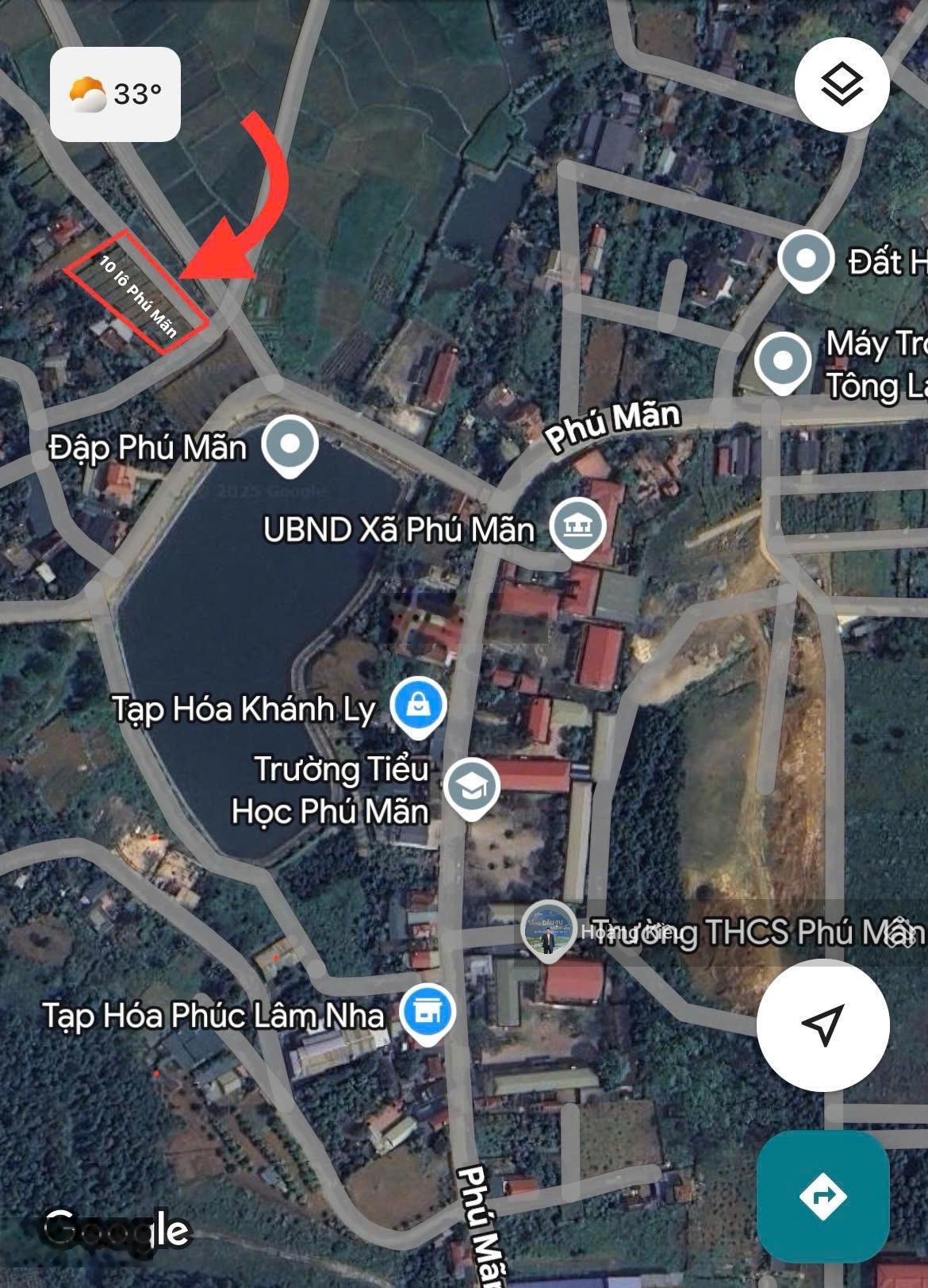 Chủ cần hạ giá sâu rẻ hơn thị trường 5 giá, lô đất 98,3m2, MT 6m gần Hồ Phú Mãn. Giá 28,5tr/m2