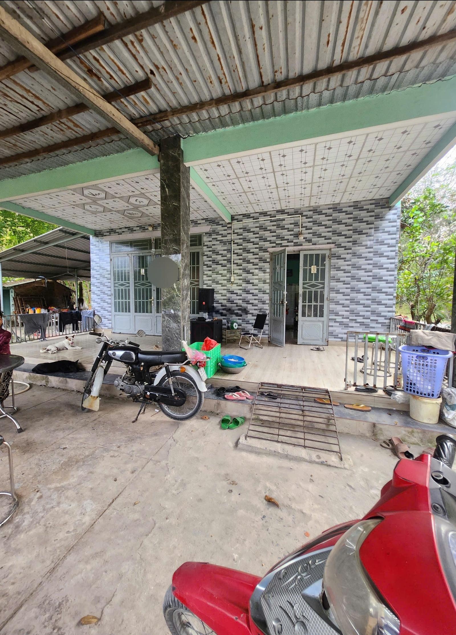 Bán nhà vườn 1400m2 có 300m2 thổ cư, giá chỉ 4 tỷ, ngay chợ lô 6, An Nhơn Tây, Củ Chi