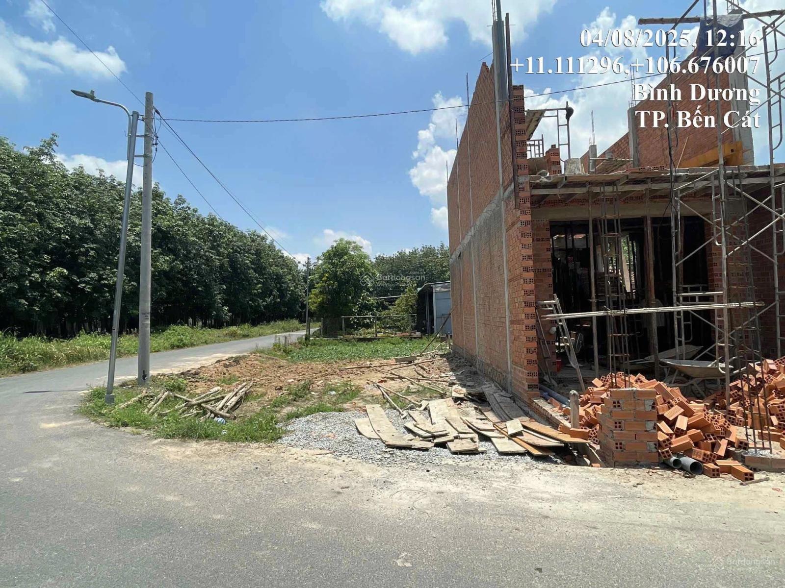 Bán đất 2 mặt tiền DT 8.5x17m tại Phường Hoà Lợi, TPHCM